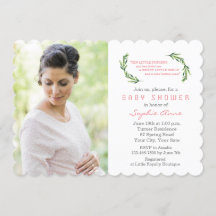 Charming Olive Grenar Photo Baby Shower