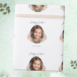 Charming Påsk Blommigt Gift Wrap Presentpapper