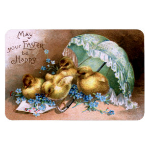 Charming Påsk Chicks Magnet