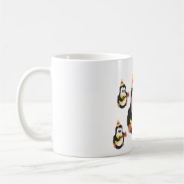 Charming Penguin Design Ceramic Mugg