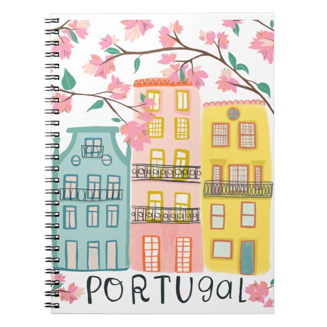 Charming Portugal husanteckningsbok Anteckningsbok (Framsidan)