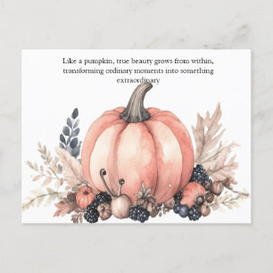 Charming Pumpkin Vykort