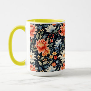 Charming Ranya Blommönster-65293 Mugg