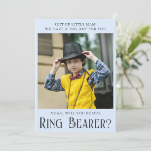 Charming Ring Bearer Frieri fotokort Inbjudningar