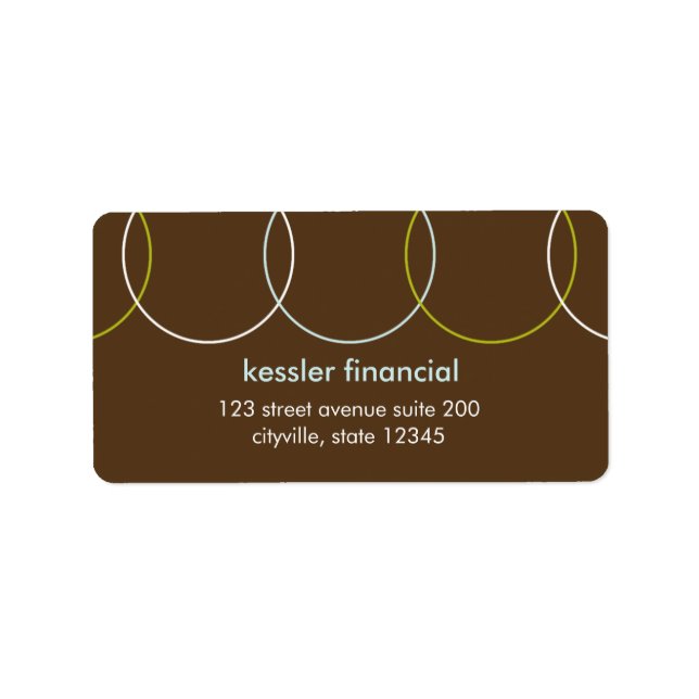 Charming Ringar Address Label Adressetikett (Framsidan)