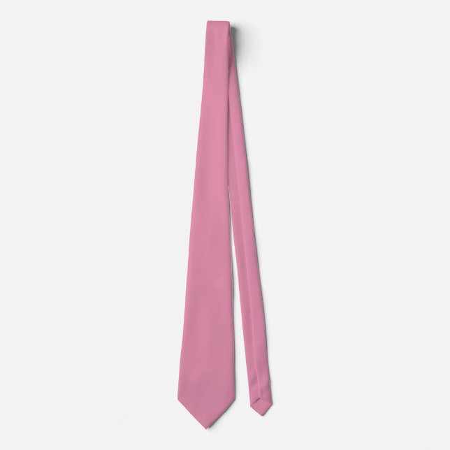 Charming Rosa Solid Färg Slips (Framsida)