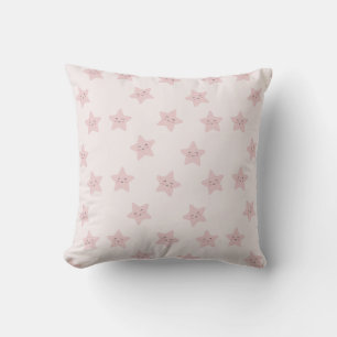 Charming Rosa Star Baby Dekorativ kudde