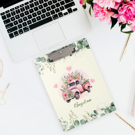 Charming Rosa Watercolor Flower Lastbil Peach