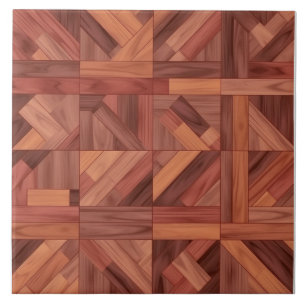 Charming Rosewood Mönster Home Décor Ceramic Tile Kakelplatta