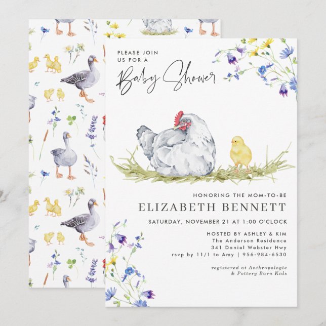 Charming Rustic Farmhouse | Chicken Baby (Fram/baksida)