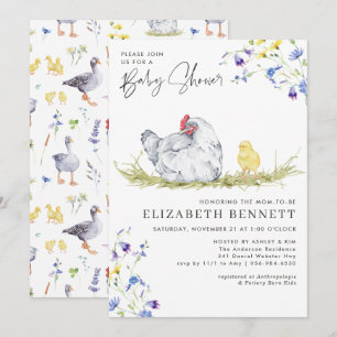 Charming Rustic Farmhouse Chicken Baby