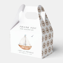 Charming Sailboat Birthday Presentaskar