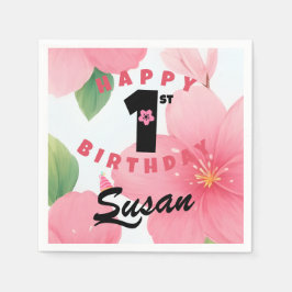 Charming Sakura Blommars Napkins Pappersservett