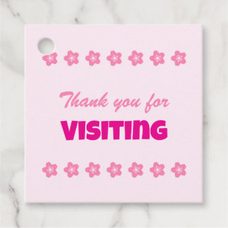 Charming Sakura Bunny Gåvor Etiketter