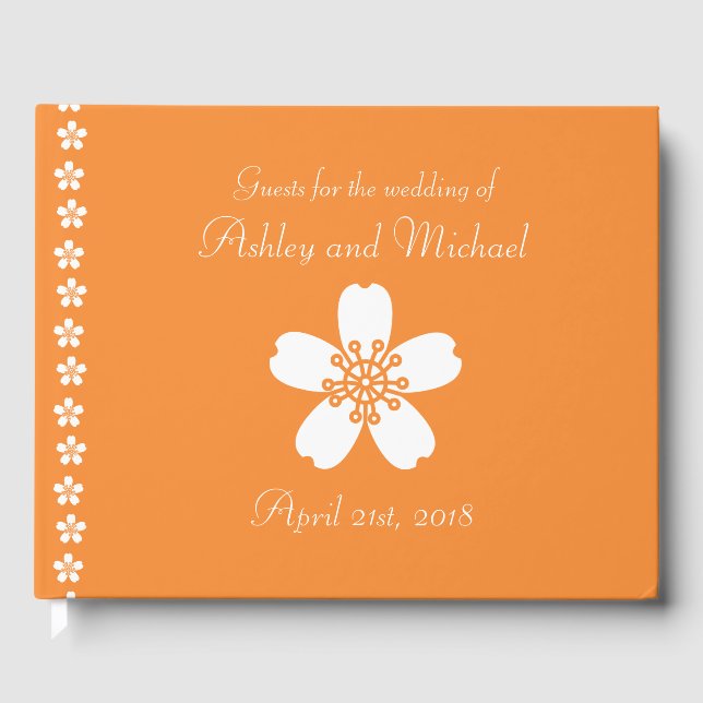 Charming Sakura i Orange Guest Bok (Framsida)