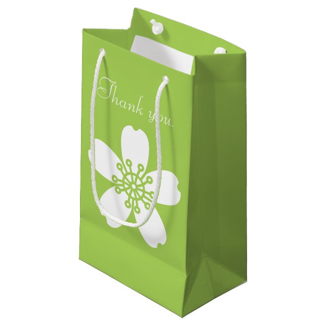 Charming Sakura i Peridot Gift Bag (Framsidan Vinklad)