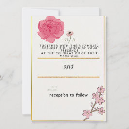 Charming Simpity Wedding bjudande Inbjudningar