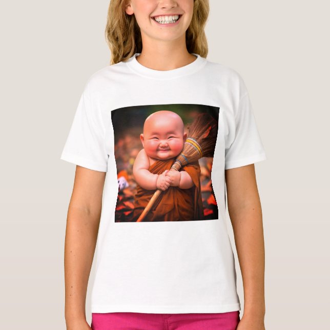 Charming Smiles of Mini Munk T Shirt (Framsida)