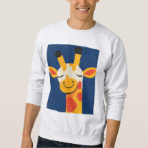 Charming Smiling Giraffe - lekfull Glatta Porträtt