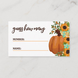 Charming Solblommor gissar att babystöldspel Tilläggskort