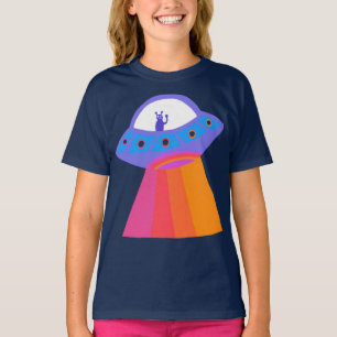 Charming Space-Utomjordingar Martians UFO Cute T Shirt
