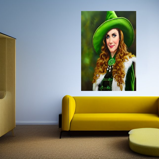 Charming St. Patrick's Day Women | AI Art Poster (Skapare uppladdad)