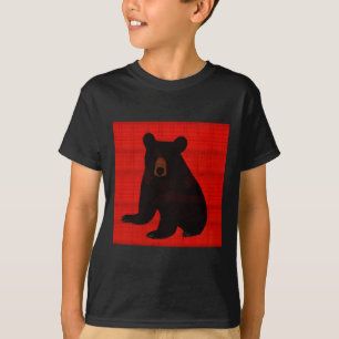Charming Story Bok Black Bear Unge T Shirt