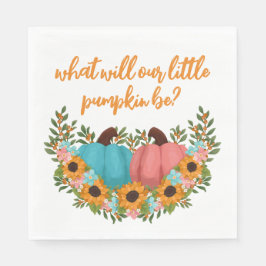 Charming Sunwers Little Pumpkin Gender Reveal Pappersservett
