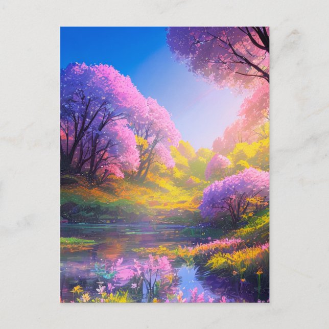 Charming Swamp Vykort (Framsida)