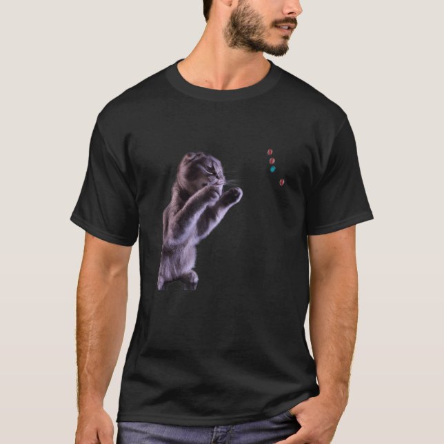 Charming-teckningar från katt t shirt (Framsida)