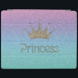 Charming Tiara, Princess,Rainbow Glitter iPad Skydd<br><div class="desc">Den här bilden har tiara och prinsessan på glittery bokeh-bakgrunden. Ett trendig,  en roligt,  en funky,  en snyggt och en elegant flickvän till kvinnor och tonårsflickor.</div>