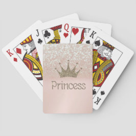 Charming Tiara, Prinsessa, Glitter Bokeh Casinokort