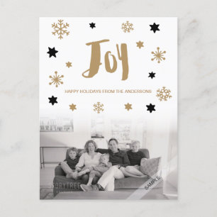 Charming Trendig Joy Helgdag Photo Helg Vykort
