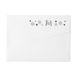 Charming Trendig Joy Silver Helgdag Etikettband