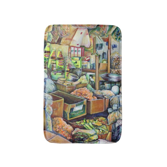 Charming utfästelser från Bra Tekka Center Singapo Badrumsmatta (Framsidan (Vertikal))