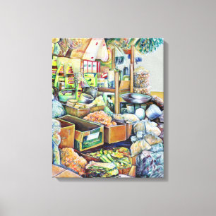 Charming utfästelser om ett Bra Tekka Center Singa Canvastryck