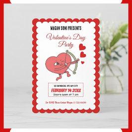 Charming Valentindagen Party | Hjärta och Ro Inbjudningar