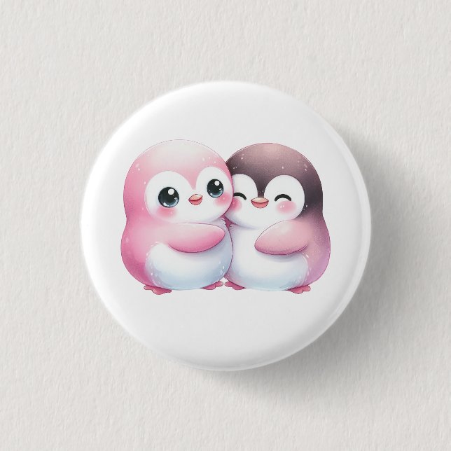 Charming Valentine Kawaii Buttons Knapp (Framsida)