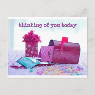 Charming Valentines day Postbox-vykort Helg Vykort