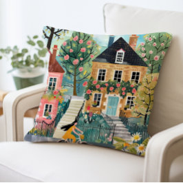 Charming Village Pillow, Mysiga landsbygden Kudde