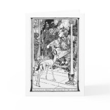 Charming Vintage Gazelle och Sultan Illustration