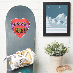 Charming Vintage Heart Badge Sticker - Kärlek Me Klistermärken