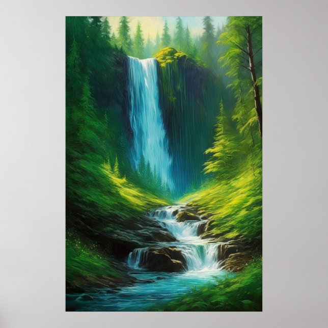 Charming Waterfalls Sång Poster (Framsidan)