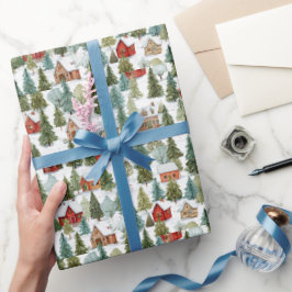 Charming Whimsical Christmas Wrapping Paper Presentpapper