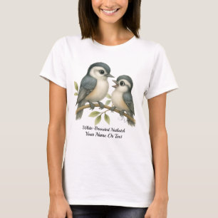 Charming White-Brested Nuthatch T Shirt