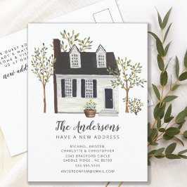 Charming White Cape House | Meddelande om Flytta Vykort