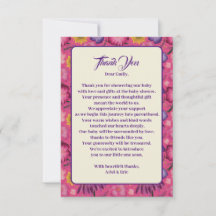 Charming Wildbloms Rosa Baby Shower