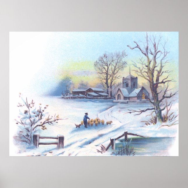 Charming Winter Scene 2 Poster (Framsidan)