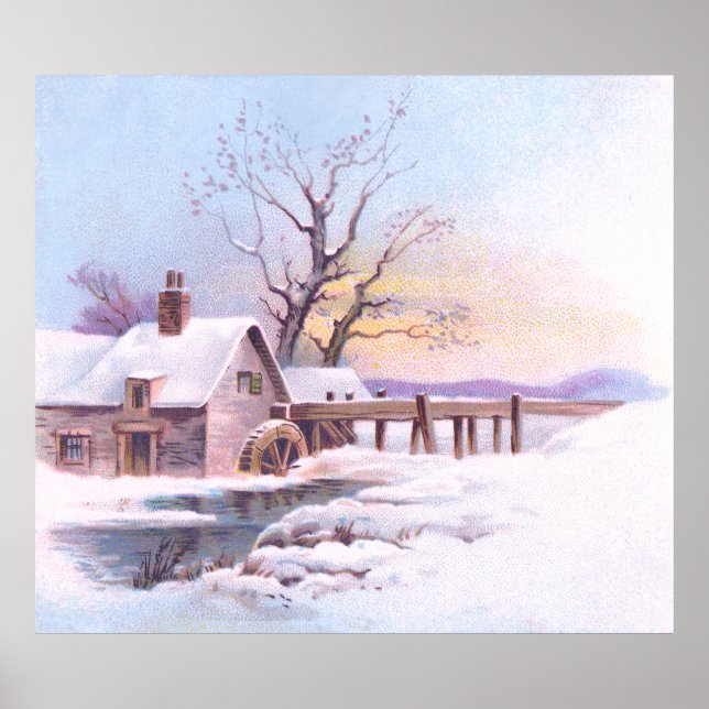 Charming Winter Scene 3 Poster (Framsidan)