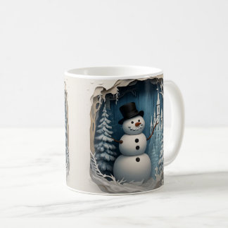 Charming Winter Snowman – Cozy Holiday Coffee mug Kaffemugg